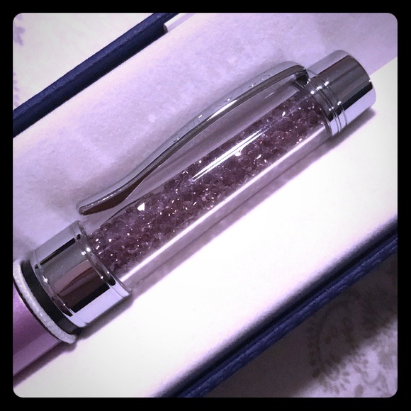 Swarovski Active Crystals USB Pen Light Amethyst - Picture 1 of 3